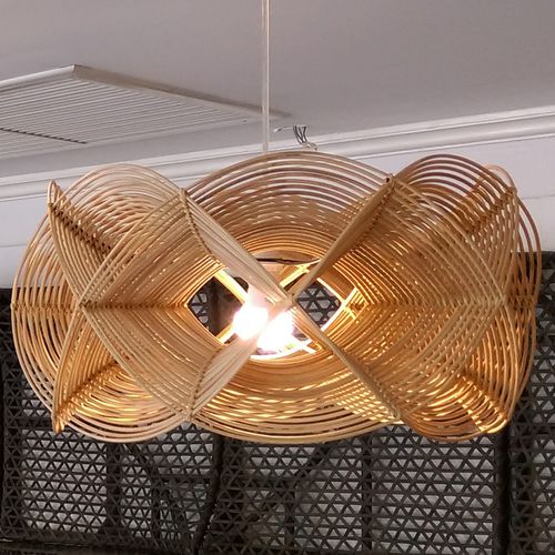 Pendente - NARRA : C16LM-031 - Corner 43 Decor - em ratã / contemporânea / Wire