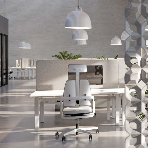 Cadeira de escritório contemporânea - XILIUM  - Nowy Styl - para ambiente interno / em tela / com base metálica
