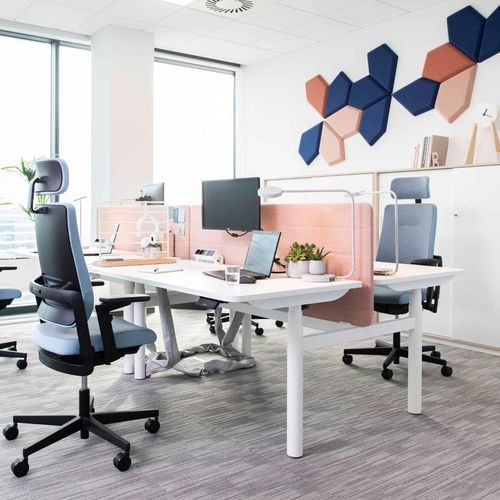 Estação de trabalho - PLAY&WORK - Nowy Styl - de piso / de 2 a 4 lugares / contemporânea