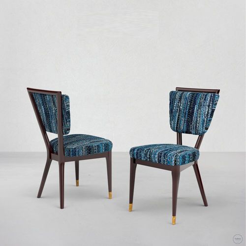 Cadeira de sala de jantar contemporânea - MAXIME - Larforma - para ambiente interno / em tecido / em couro