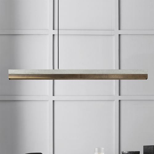 Pendente - [C-serie]nut - GantLights - em nogueira / em concreto / de design minimalista