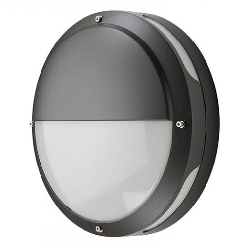 Arandela contemporânea - TARDO - SG LIGHTING - para ambiente externo / em policarbonato / redonda