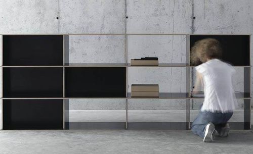 Livreiro modular - J.M.B/4.3.2 - Fioroni Design - baixo / contemporâneo / para escritório