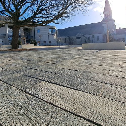 Lajota em concreto - LA75 - REPLIK - para ambiente externo / para pátio / de jardim