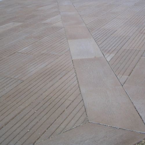 Lajota em concreto - BA50L - REPLIK - para ambiente externo / para pátio / de jardim
