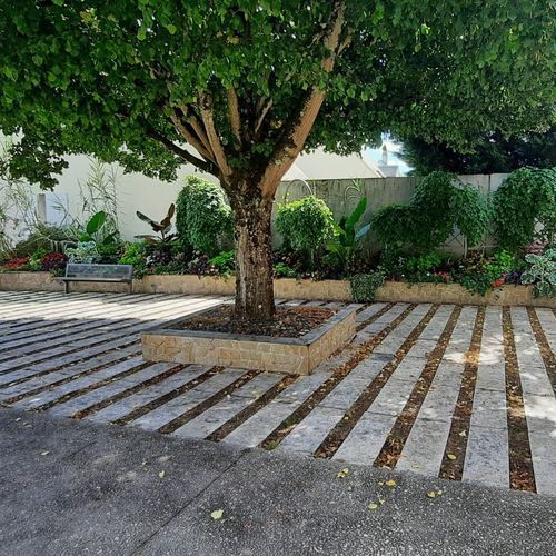 Lajota em concreto - DAF25 - REPLIK - para ambiente externo / para pátio / de jardim