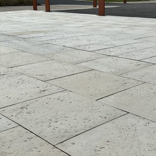 Lajota em concreto - 50×50 - REPLIK - para ambiente externo / para pátio / de jardim