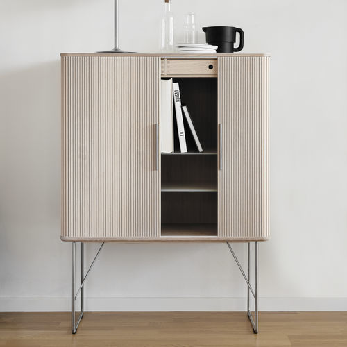 Buffet aparador com pés altos - AK 2740-2742 - Naver Collection - contemporâneo / em carvalho / em nogueira