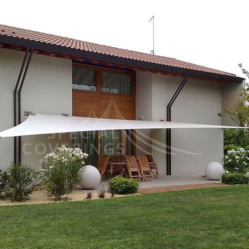 Toldo-vela resistente a UV - A Tre Alban Coverings S.r.l. - sob medida / resistente ao vento / triangular