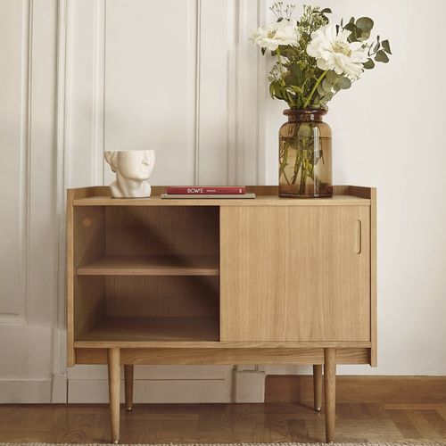 Buffet aparador contemporâneo - PETITE 1050 - 366 Concept - em carvalho / em madeira / em vidro