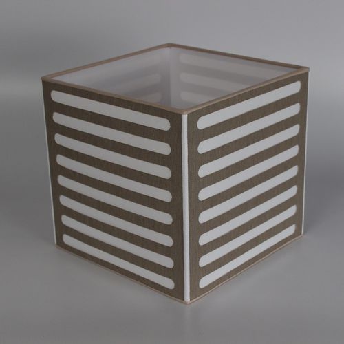 Cúpula de luz contemporânea - T004 - IPSILON PARALUMI - em tecido / feita à mão / ignífuga