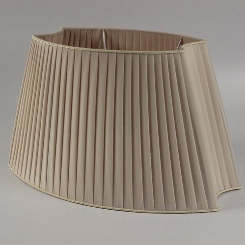 Cúpula de luz contemporânea - OVALE INCAVATO PLISSÈ - IPSILON PARALUMI - metálica / em tecido / sob medida