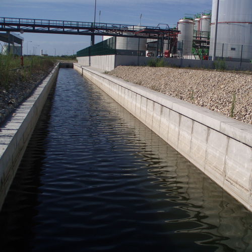 Canal em concreto - U - Farcimar - pré-fabricado / de irrigação / para água pluvial