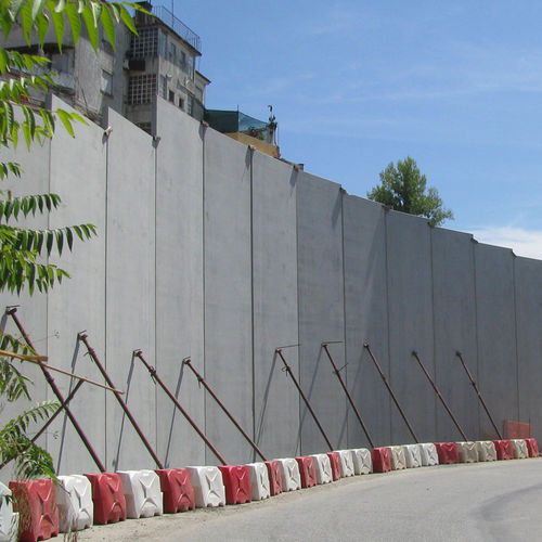 Muro de contenção em concreto armado - L - Farcimar - modular / em elementos pré-fabricados / para estrada