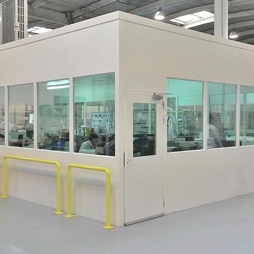 Divisória removível - EXCELIA 3 - AMGE industrie - modular / em vidro / em aço