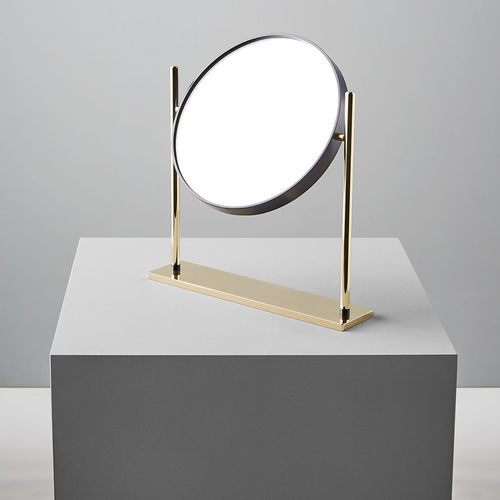Espelho de mesa - MIRRÒ - MINGARDO - contemporâneo / redondo / em latão