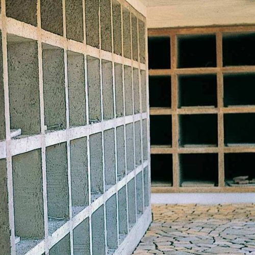 Fôrma modular - CEMETERY NICHES - Arbloc srl - em poliestireno / para parede / para nicho de cemitério