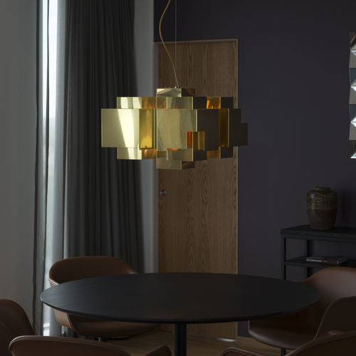 Lustre contemporâneo - Skyline  - ORSJO - em latão / em cristal / para 1 lâmpada