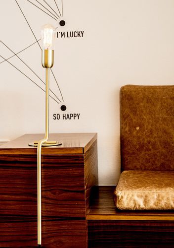 Luminária de mesa - KAVALIER - Ruben Lighting - em ferro / em latão / contemporânea