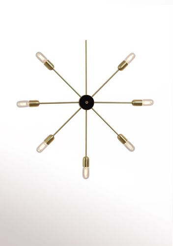 Lustre contemporâneo - ASTORIA 7 - Ruben Lighting - em latão / em ferro / feito à mão