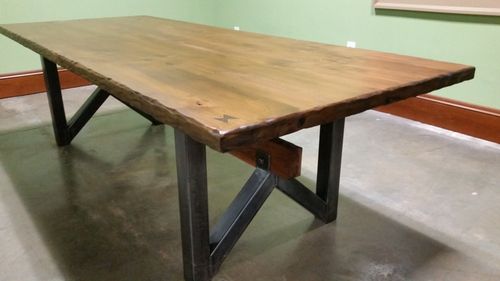 Mesa de jantar contemporânea - AppWood - em madeira maciça / retangular / da linha residencial