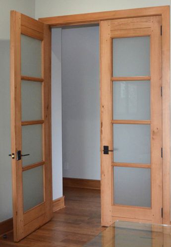 Porta interna - AW 107 - AppWood - em madeira / de abrir / com vidro