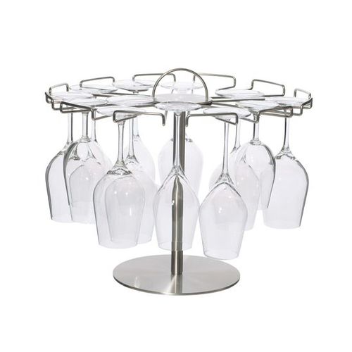 Expositor de bancada - L'ARBRE À VERRES - L’Atelier du Vin - em aço / com mesa / da linha comercial