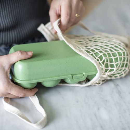 Caixa organizadora em termoplástico - EGGS TO GO - Koziol - para cozinha
