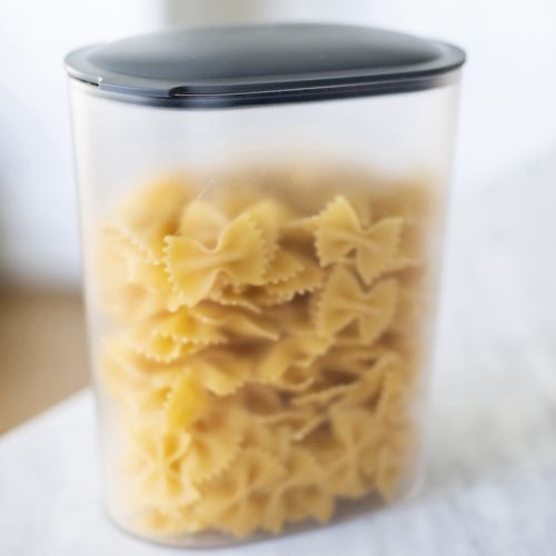 Caixa organizadora em material plástico - CONNECT OVAL  - Koziol - com tampa / para cozinha