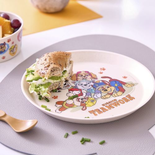 Prato raso - CONNECT PAW PATROL - Koziol - redondo / em termoplástico / estampado