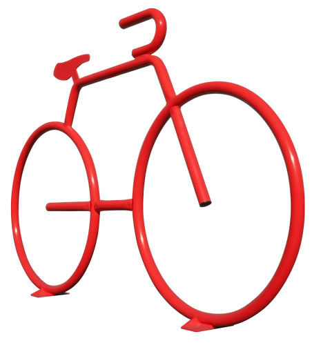 Bicicletário de piso - BIKE  - Dero - para espaço público / em aço / em aço galvanizado