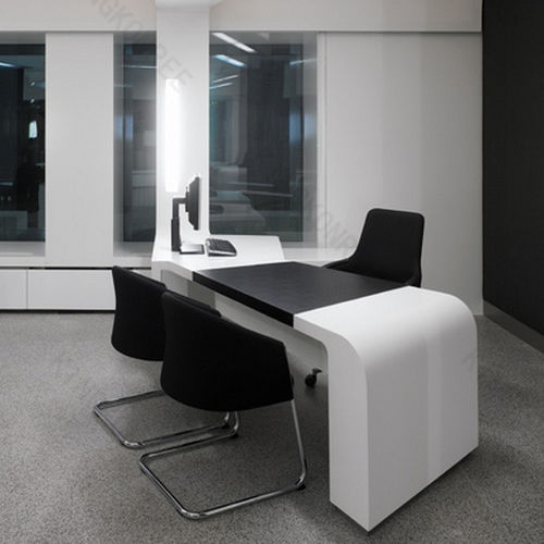 Mesa contemporânea - CORIAN  - KKR KINGKONREE - em acrílico / em Solid Surface / retangular