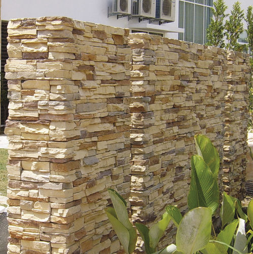 Revestimento de parede em concreto - CRAFTSTONE® : CLASSICAL LEDGESTONE - CRAFT STONE - para ambiente interno / para área externa / 3D