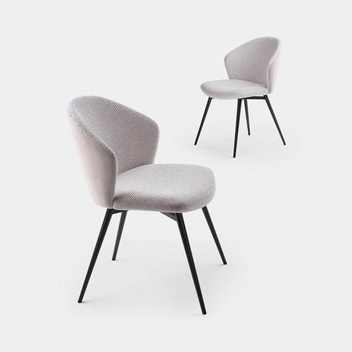 Cadeira contemporânea - POLLY - pezzani home collection - para ambiente interno / em tecido / em compensado
