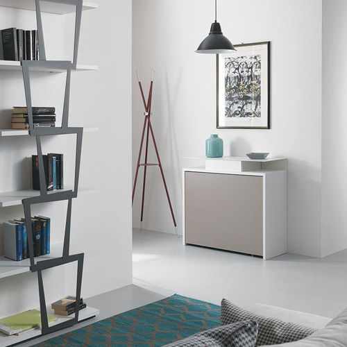 Aparador contemporâneo - ARCHIMEDE - pezzani home collection - em laminado / com base em alumínio / retangular