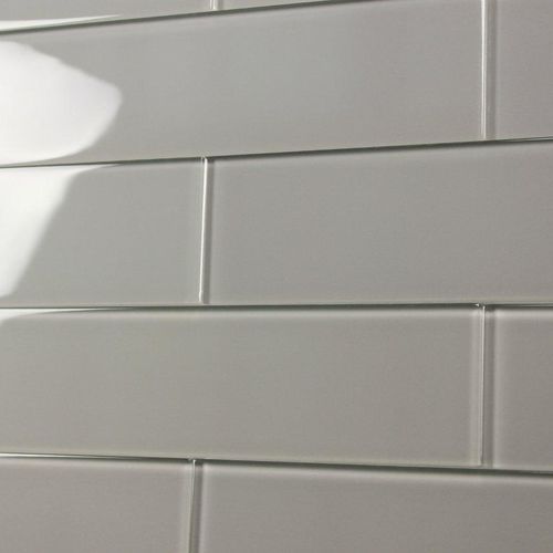 Placas de revestimento em vidro - EASY GRAY - BODESI - brilhante / lisa / para cozinha