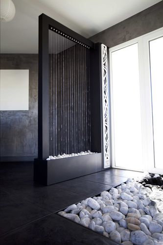 Painel borbulhador autoportante - STREAM-OF-WATER  - By Olivier Clavel