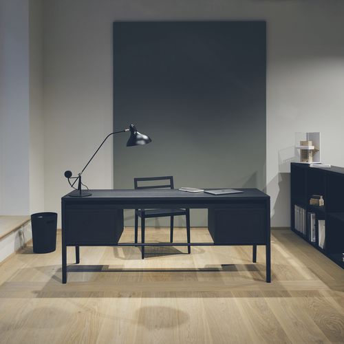 Mesa secretária de piso - M2521 - MINT Furniture - contemporânea / em carvalho / em madeira de freixo