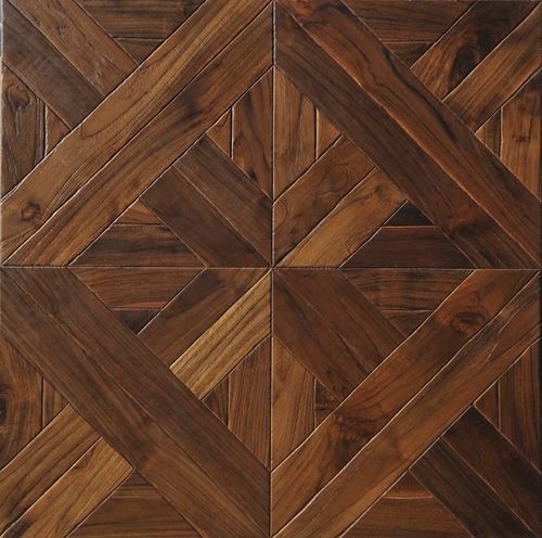 Piso estruturado - SQUARE GRAND PALAIS OLD STYLE: WHITE OAK - TEKA Parquet - em carvalho branco / pregado / flutuante