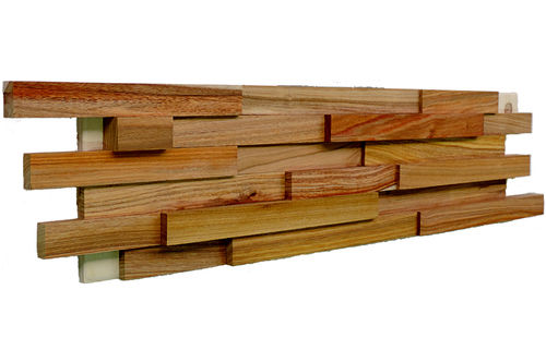 Revestimento de parede em madeira - TARARA AMARILLA - INPA Parket - para ambiente interno / 3D / decorativo