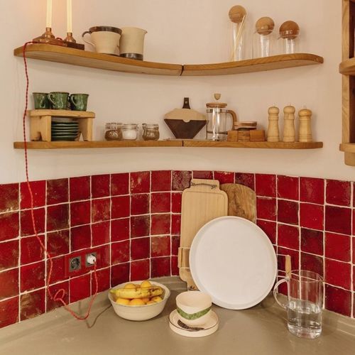 Placas de revestimento em cerâmica - ES005 - PIKARO HANDMADE TILES - fosca / para ambiente interno / para banheiro