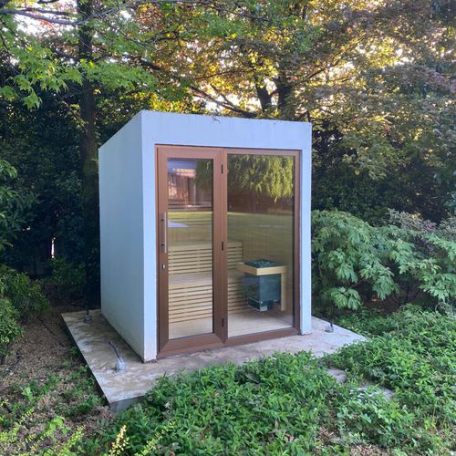Sauna da linha residencial - SENSATION OUTDOOR - Carmenta Wellness - em madeira / para ambiente externo