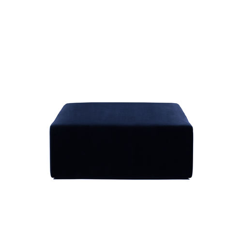 Puff contemporâneo - WEBER - OBJEKTE UNSERER TAGE - em tecido / azul / bege