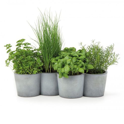 Vaso de jardim em concreto - POTPOT - Konstantin Slawinski - cônico