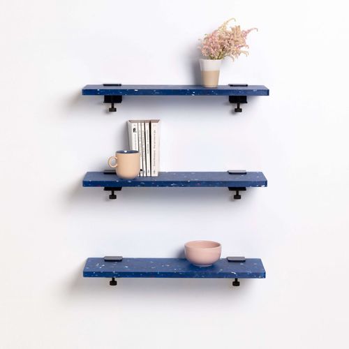 Livreiro de parede - PACIFICO - TIPTOE - contemporâneo / em plástico reciclado / azul