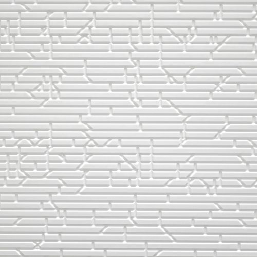 Painel decorativo em Corian® - MATRIX - AMOS DESIGN - para ambiente interno / de parede / branco