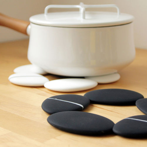 Descanso para objetos quentes em silicone - PEBBLE - TOAST - outros formatos