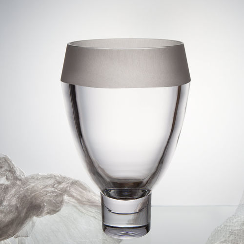 Vaso contemporâneo - EDGE - BOMMA - em cristal
