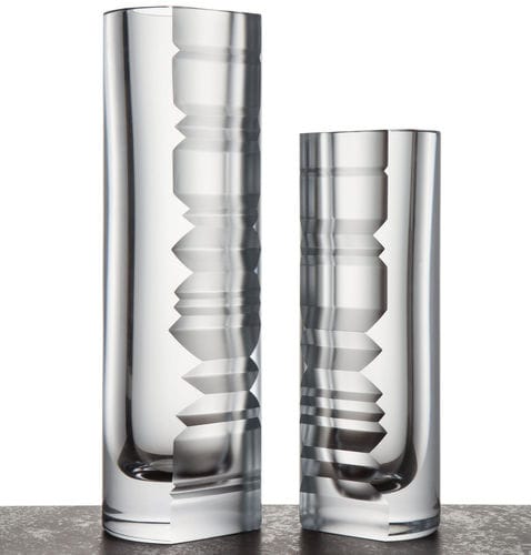 Vaso de design original - DENT - BOMMA - em cristal