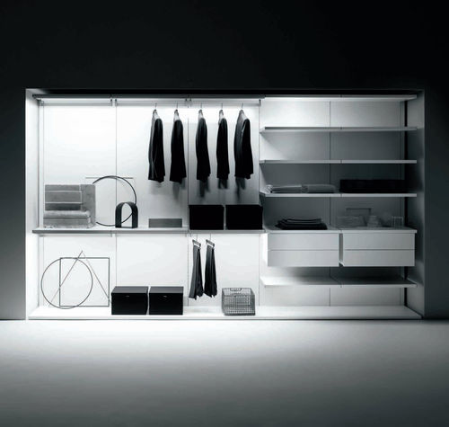 Closet modular - ANTIBES BOISERIE - Boffi - de parede / contemporâneo / em alumínio anodizado